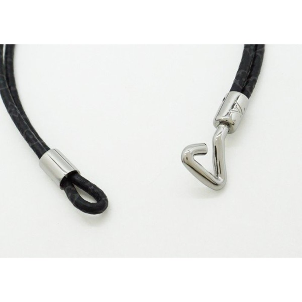 Louis Vuitton Monogram Eclipse Pin Lv Bracelet Bl… - image 3